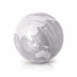 Cement Globe 3d Illustration Asia & Australia Map Stock Photo