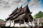 The Ancient Buddhist Temple In Chiang Mai,thailand Stock Photo