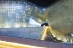 Seoul, South Korea - March 15: Dongdaemun Design Plaza Is A Modern Architecture In Seoul Designed By Zaha Hadid.photo Taken March 15,2015 In Seoul, South Korea Stock Photo