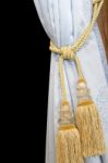 Classical Curtain Tassel Stock Photo