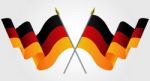 Germany Flags Stock Photo