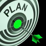 Plan Target Means Planning, Missions And Objectives Stock Photo