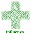 Influenza Sickness Means Poor Health And Afflictions Stock Photo