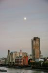 London Skyline At Dusk Stock Photo