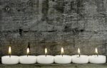 Tealight Candle Stock Photo