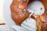 Chestnut Cake Bread Dessert Stock Photo