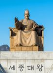 Statue Of Sejong The Great, King Of South Korea Stock Photo