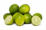 Bunch Of Lime Fruits Stock Photo