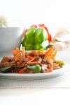 Chinese Beef And Vegetables Stock Photo