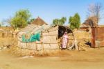 Village In Sudan Stock Photo