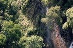 Waterfall In Mapleton Falls National Park, Glass House Mountains Stock Photo