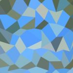 Bondi Blue Abstract Low Polygon Background Stock Photo