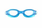 Blue Rubber Frame Goggle On White Background Stock Photo