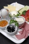 Breakfast Plate Stock Photo