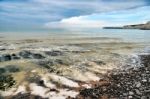 The Beach At The Birling Gap Looking Towards Seaford Stock Photo