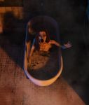 Ghost Woman In Bathtub,horror Concept 3d Illustration Stock Photo