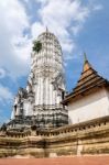 Pagoda At Wat Phutthai Sawan Temple Stock Photo