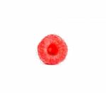 Raspberry Isolated On The White Background Stock Photo