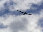 Glider In Silhouette Stock Photo