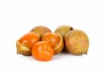 Schleichera Oleosa (lour.) Oken Fruit Isolated Stock Photo