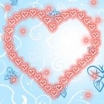 Background Copyspace Indicates Valentine Day And Affection Stock Photo