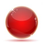 Red Ball Stock Photo