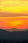 Beautiful Sky After Sunset Stock Photo