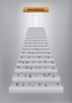 Stairway To Successful Stock Photo