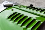 Close-up Talbot Vintage Car Stock Photo