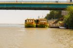 The River Nile And The Boats In Khartoum Stock Photo