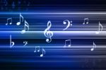 Abstract Music Notes Design For Music Background Use Stock Photo