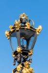 Ornate Lamp At Canada Gate London Stock Photo