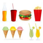 Junk Foods Stock Photo