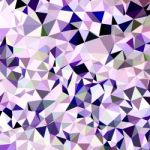 Blue Violet Abstract Low Polygon Background Stock Photo