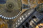 Istanbul, Turkey - May 26 : Interior View Of The Hagia Sophia Museum In Istanbul Turkey On May 26, 2018 Stock Photo