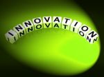 Innovation Letters Mean Improvements And New Developments Stock Photo