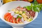 Fresh Caesar Salad Stock Photo