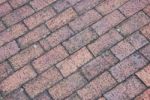 Brick Tile Floor Stock Photo