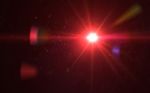 Abstract Digital Lens Flare Light Stock Photo