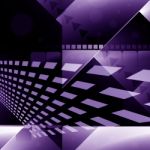 Purple Abstract Background Stock Photo