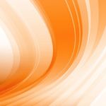 Orange Curved Background Stock Photo