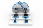 Cloud Computing Devices Stock Photo