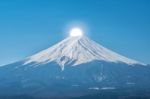 Mt. Fuji In Autumn At Kawaguchiko Lake Snow Landscape,mt. Fuji Is Famous Japan Mountain,tourist People Call Mt. Fuji As Fuji, Fujisan, Fujiyama, Fuji-san,japan Stock Photo