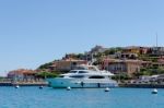 Porto Cervo Harbour Stock Photo