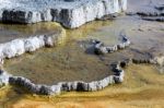 Mammoth Hot Springs Stock Photo