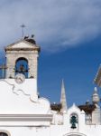 Faro, Southern Algarve/portugal - March 7 : Storks  At Faro In P Stock Photo