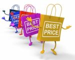 Best Price Bags Show Deals On Merchandise And Products Stock Photo