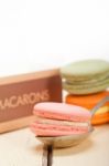 Colorful French Macaroons Stock Photo