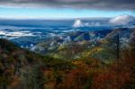 Early Morning On Blue Ridge Parkway Stock Photo