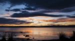 Moulting Lagoon In Tasmania, Australia Stock Photo